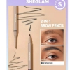 مداد ابرو و خط ابرو دو سر شیگلم BROWS ON DEMAND 2-IN-1 BROW PENCIL